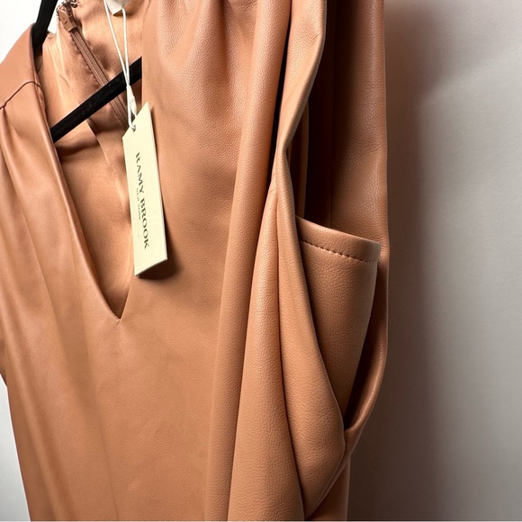RAMY BROOK Womens Size 4 Effie Short Sleeveless Dress in Caramel $425 - Picture 7 of 13